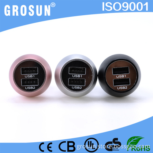 High Quality AC to DC Charger 5V 2.1A Car Charger 2 Usb Port Power Supply with CE Certificate